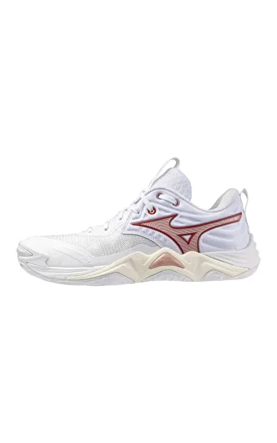 Wave Momentum Elite Kadın Voleybol Ayakkabısı Beyaz / Kırmızı