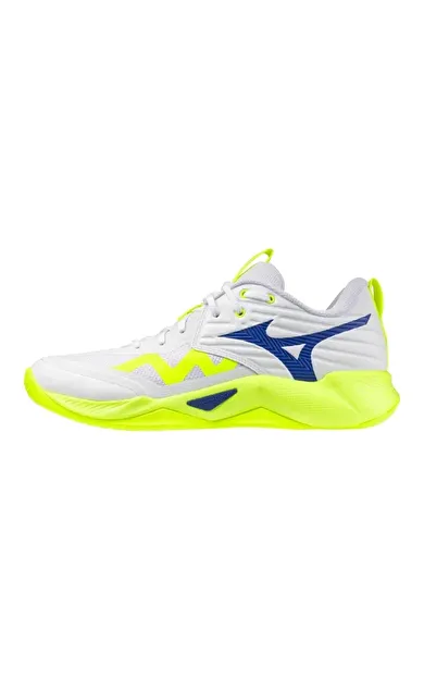 Wave Momentum Pro Unisex Voleybol Ayakkabısı Beyaz / Sarı