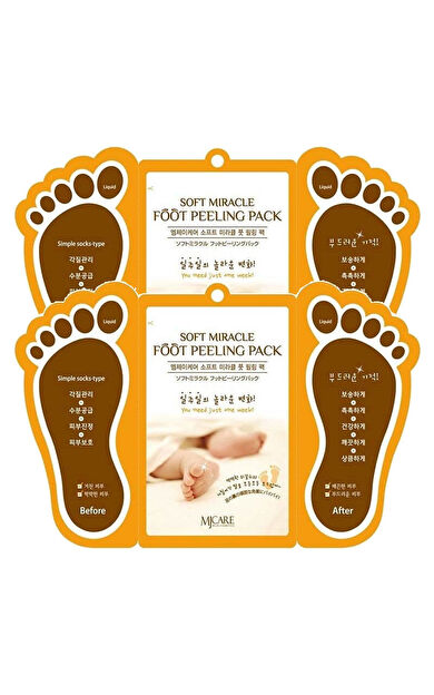 Mjcare Çorap Tipi Ayak Peeling Maskesi 2'li