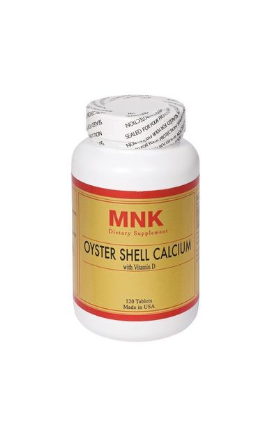 Mnk Oyster Shell Calcium With Vitamin D 120 Tablet