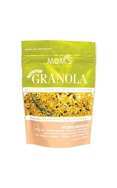 MOM'S NATURAL FOODS Akdeniz Baharatlı GRANOLA 200g