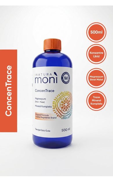 Inatura Moni ConcenTrace Magnezyum Mineral Kompleks 500 Ml