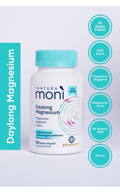 Inatura Moni Daylong Magnesium 60 Kapsül