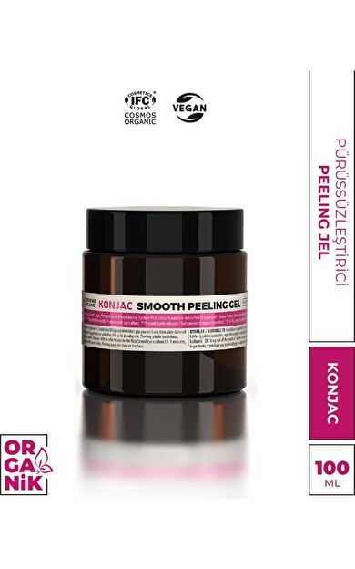 Konjac Organik Arındırıcı Aydınlatıcı Peeling - Karşıtı Nemlendirici Peeling 100 ml