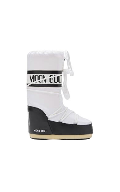 Moon Boot 80d1400440-na02 Moon Boot Icon Nylon Kız Çocuk Siyah Kar Botu