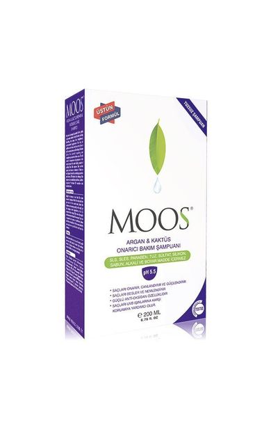 Moos Argan Kaktüs Onarıcı Bakım Şampuanı 200ml