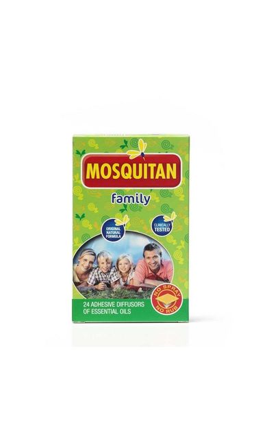 Mosquitan Family 24 Adhesive Diffusors Of Essentials Oil