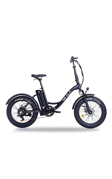 Motosergen OLA Electrobold EB2 Elektrikli Bisiklet 20” Jant Fat Bike Elektrikli Bisiklet Siyah
