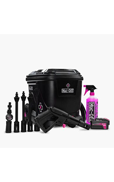 Muc-Off Mobile Pressure Washer Starter Bundle Şarjlı Basınçlı Yıkama Makinesi Başlangıç Paketi 21116