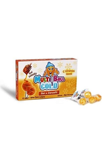 Multiball Cold Bal & Zencefil Lolipop 12 Adet