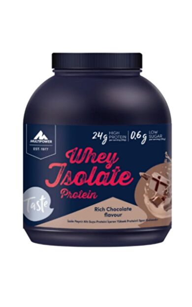 Multipower %100 Whey Isolate Protein 2000 Gr - Çikolata Aromalı Izole Whey Protein