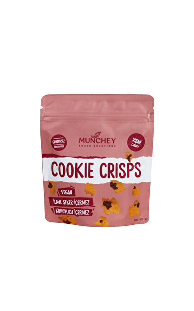 MUNCHEY Cookie Crisps Vişne 40g