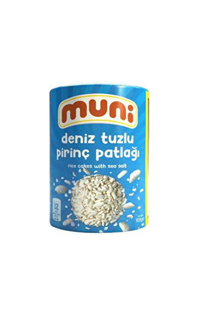 MUNİ Deniz Tuzlu Pirinç Patlağı 100g
