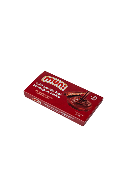 MUNİ Sütlü Çikolata Kaplı Karabuğday Patlağı 50g