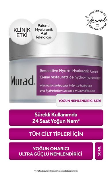 Restorative Hydro-Hyaluronic Cream - Yoğun Onarıcı Ultra Güçlü Nemlendirici 50ML