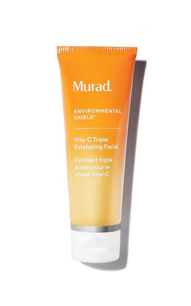 Vita-C Triple Exfoliating Facial - Altın ile Kapsüle Edilmiş C Vitamini İçeren Cilt Yenileyici Profesyonel Ev Peelingi