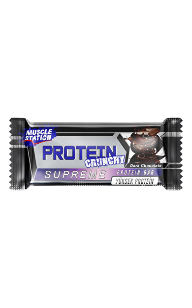 MUSCLE STATİON Supreme Bitter Çikolatalı Protein Bar 40g