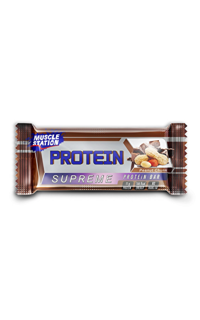 MUSCLE STATİON Supreme Protein Bar Çikolata Yer Fıstığı 40g