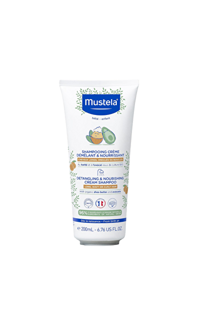 Mustela Kolay Tarama Sağlayan Besleyici Şampuan 200 ml