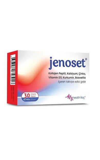 Jenoset Kollajen Peptit Kalsiyum 30 Kapsül