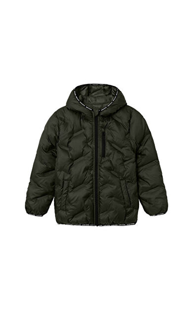 Name it kids Nkmmason Jacket Çocuk Günlük Mont 13231324-ROSIN Haki