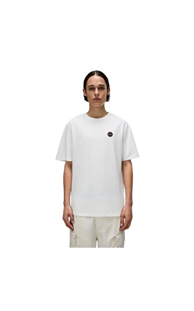 Napapijri S-Badge Ss 1 Erkek T-Shirt Beyaz