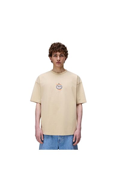 Napapijri S-Krous Ss Erkek T-Shirt Bej