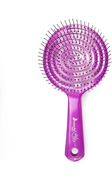 Nascita Promax Üç Boyutlu Oval Saç Fırçası Büyük - 18 Mor