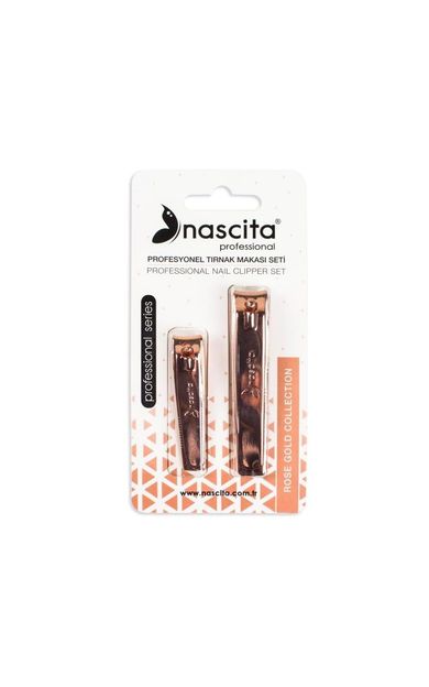 Nascita Profesyonel 2'Li Bronz Tırnak Makası Seti