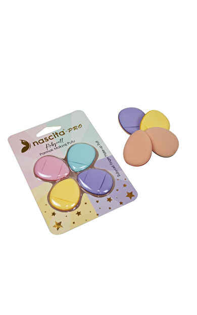 Nascita Pro Rubycell 4'Lü Parmak Makyaj Pufu