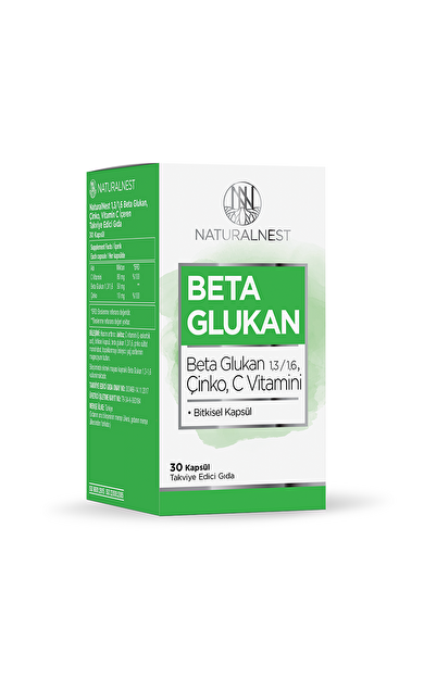 Naturalnest Beta Glukan 30 Hard Kapsül