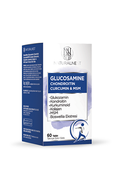 NaturalNest Glucosamine Chondroitin MSM 60 Tablet
