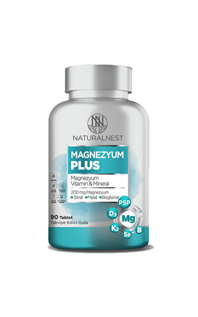 Naturalnest Magnezyum Plus 90 Tablet