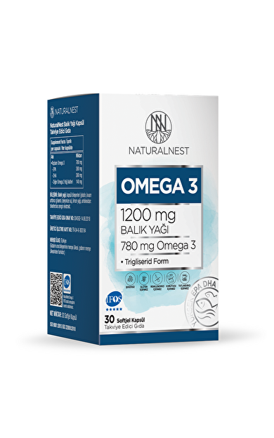 Naturalnest Omega 3 1200 Mg 30 Kapsül