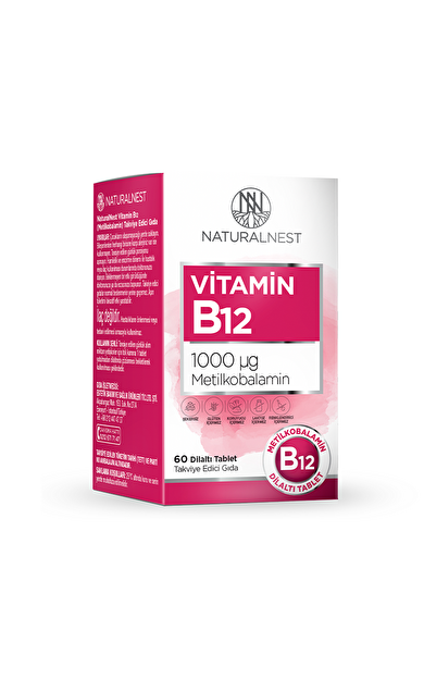Naturalnest Vitamin B12 60 Dilaltı Tablet