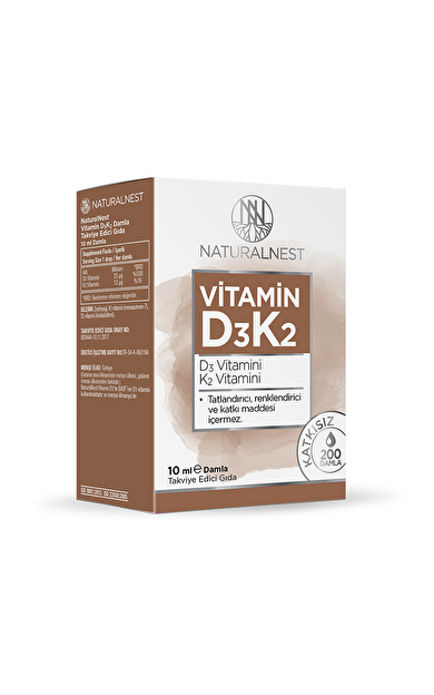 Naturalnest Vitamin D3K2 Damla 10 ml