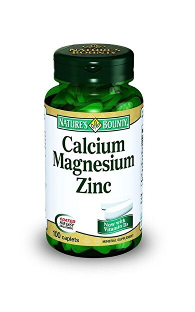 Nature's Bounty Calcium Magnesium Zinc 100 Tablet