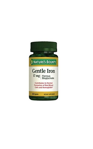 Nature's Bounty Gentle Iron 17 Mg 60 Kapsül