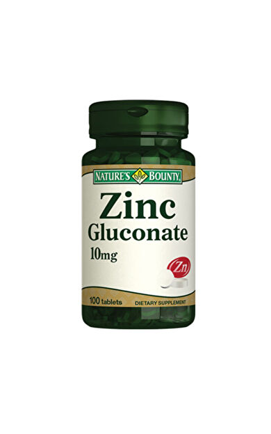 Natures Bounty Zinc Gluconate 10 mg 100 Tablet