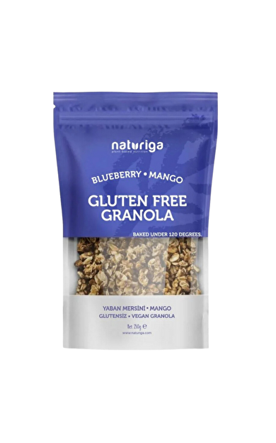 NATURİGA Glutensiz Yaban Mersini &amp; Mango Granola 250g