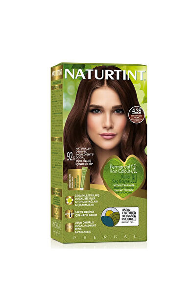 Naturtint Doğal Saç Boyası - 4.35 Yoğun Capuchino