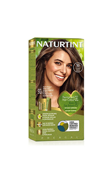 Naturtint Doğal Saç Boyası - 5G Açık Altın Kestane