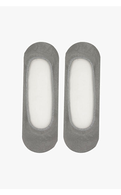 NBB Açık Gri Unisex Coton Babet Çorap