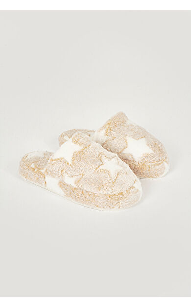 NBB Bej Yıldızlı Atom Ev Terliği