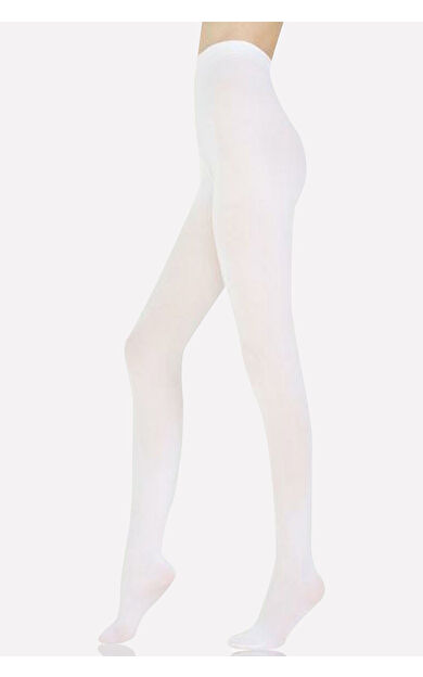 Beyaz 70 Denye Soft Külotlu Çorap