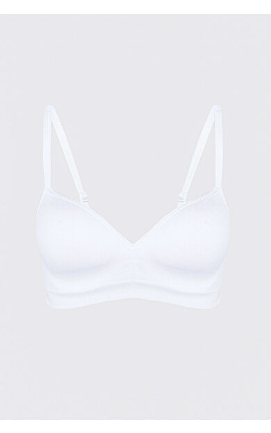 Beyaz Covered Seamless Sütyen