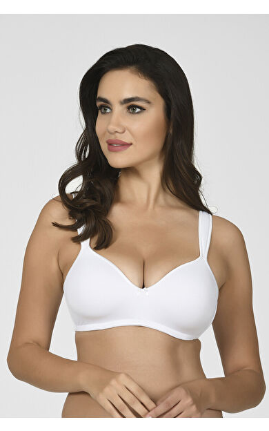 Beyaz Desteksiz Sütyen