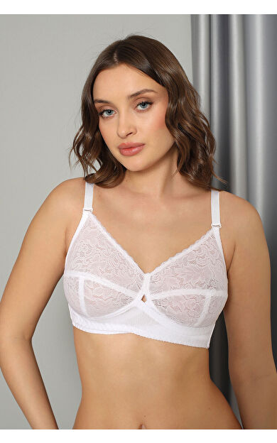 Beyaz Mucize Dantelli Sütyen