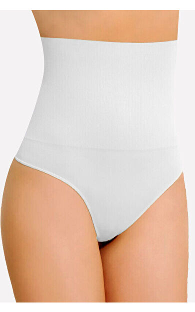 NBB Beyaz String Karın Korsesi