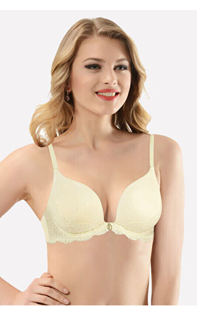 NBB Ekru Dantelli Sütyen